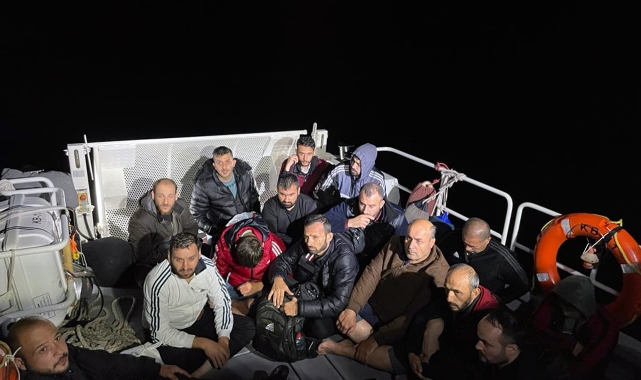Datça’da 46 düzensiz göçmen yakalandı