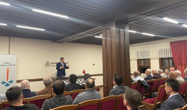 Ekrem Alfatlı, Aydınlar Ocağı'nın konuğu oldu