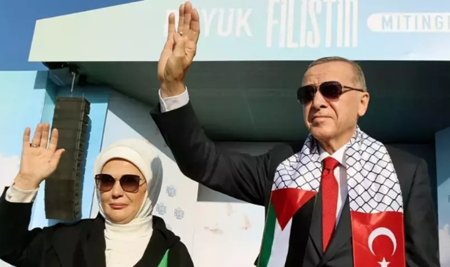 Emine Erdoğan: Filistinli kardeşlerimizin acısını yüreklerimizde taşıyoruz