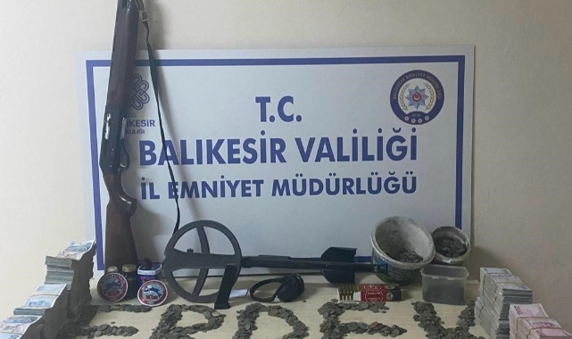 Erdek'te tarihi eser operasyonu!