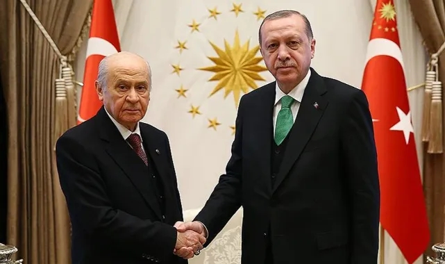 Erdoğan, Bahçeli'yi kabul etti