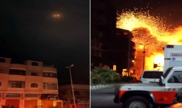 Gazze'deki Kudüs hastanesi çevresine hava saldırısı düzenlendi!
