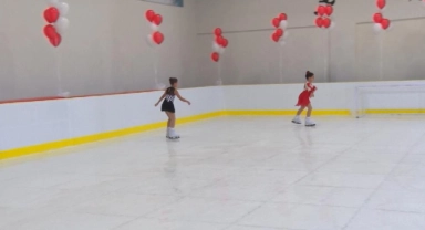 Gölbaşı Belediyesi Buz Pateni ve Tırmanma Spor Salonu açtı
