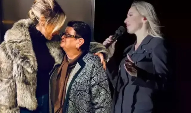 Hadise Bursa sahnesinde gözyaşlarına boğuldu