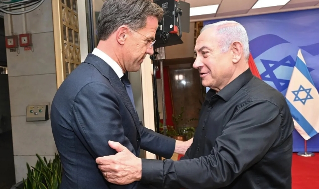 Hollanda Başbakanı, İsrail Başbakanı ile bir araya geldi