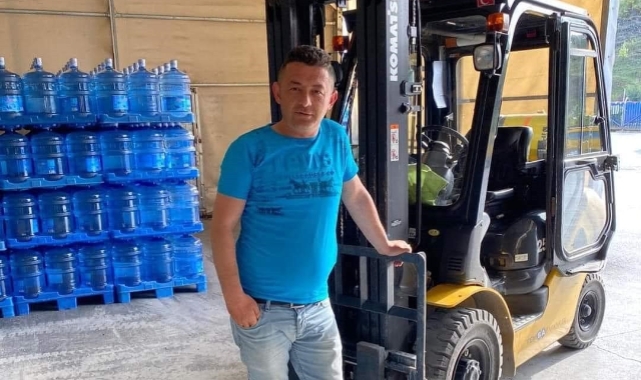 İş makinesinin çarptığı kamyon şoförü öldü