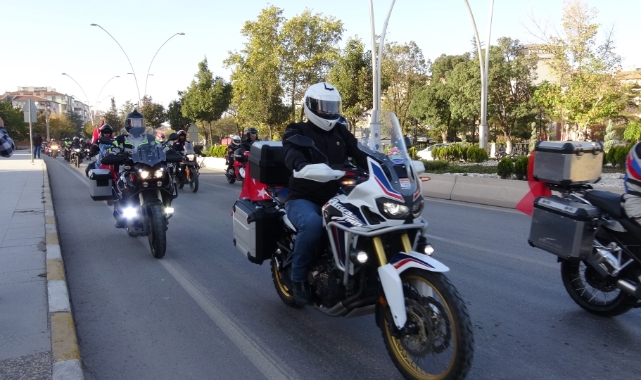 İstiklal Sürüşü'nde motorcular Çankırı’ya ulaştı