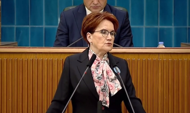 İYİ Parti Genel Başkanı Akşener partisinin grup toplantısında konuşuyor