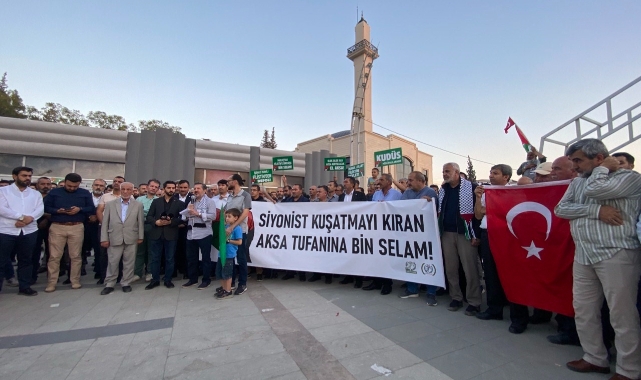 Kahramanmaraş’tan Filistin’e dua İsrail’e tepki