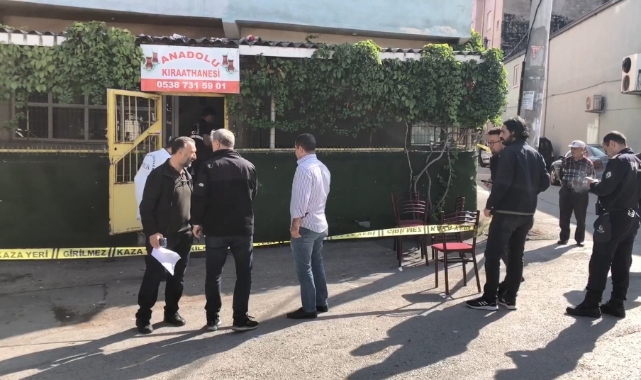 Ev sahibine kahvehanede kurşun yağdırdı!