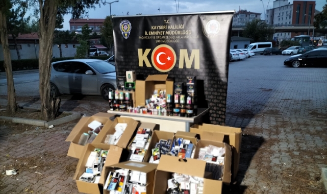 Kayseri'de kaçakçılık operasyonu!