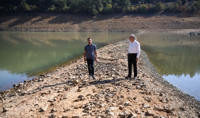 Keşan Belediye Başkanı barajın ortasında çağrı yaptı