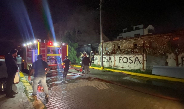 Kocaeli'de restoranda çıkan yangın söndürüldü