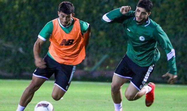 Konyaspor, Adana Demirspor maçı için antrenman yaptı