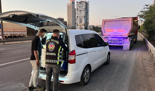 Kuralları ihlal eden şoför cezadan kaçamadı