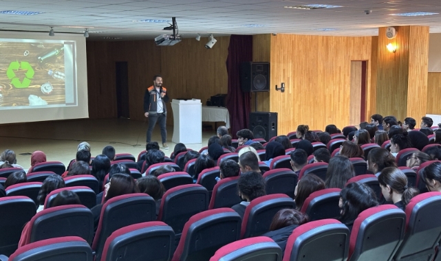 Lise öğrencilerine “Sıfır Atık” semineri