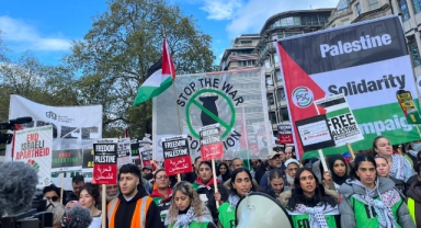 Londra’da Filistin'e destek protestosu