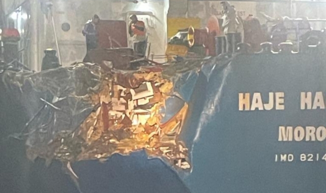 Marmara Adası açıklarında iki gemi çarpıştı