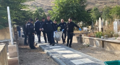 Mezarlıkta ceset bulundu
