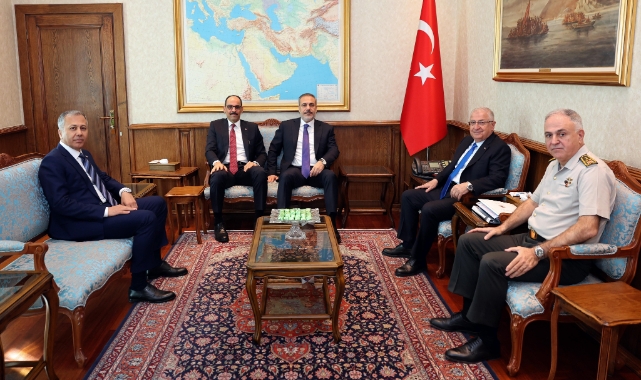 Milli Savunma Bakanlığı'nda güvenlik toplantısı