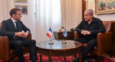 Netanyahu, Fransa Cumhurbaşkanı ile görüştü