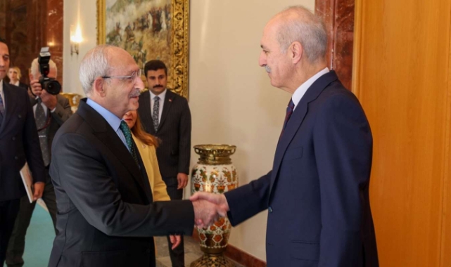 Numan Kurtulmuş, Kılıçdaroğlu'nu kabul etti