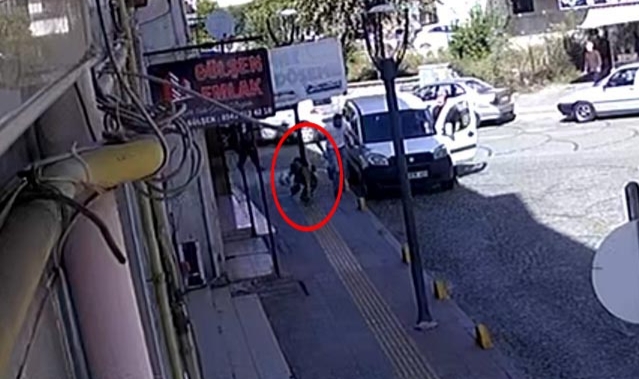 Önce ateş açtı sonra kadına çarptı!