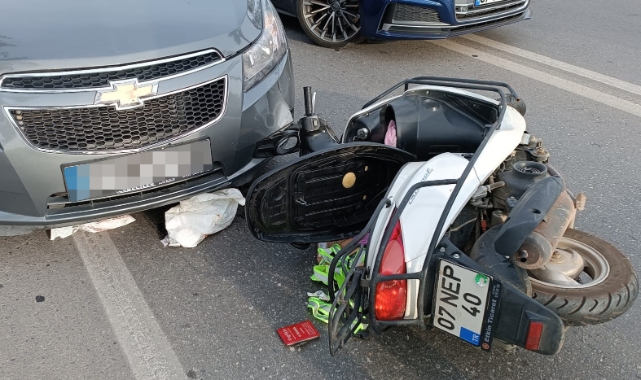 Otobüsle çarpışan motosikletin sürücüsü öldü