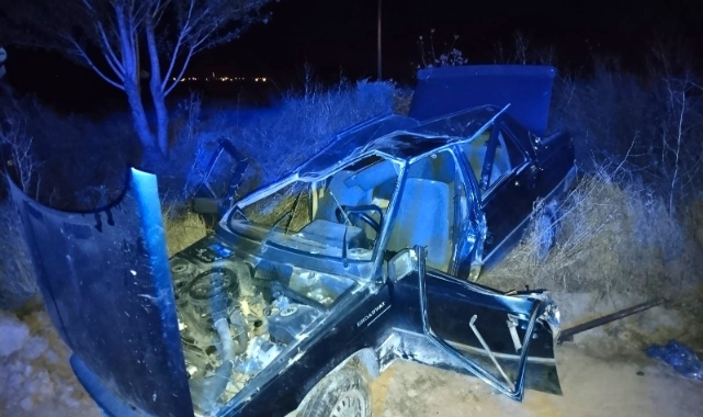 Otomobil şarampole devrildi: 1 yaralı