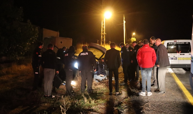Otomobil su kanalına düştü: 1 ölü