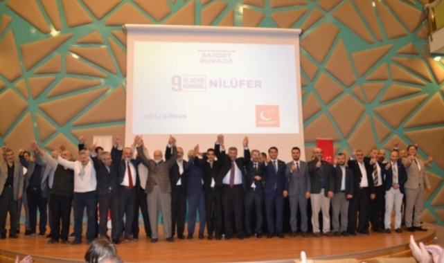 Saadet Partisi Bursa Nilüfer'de bayrak değişimi