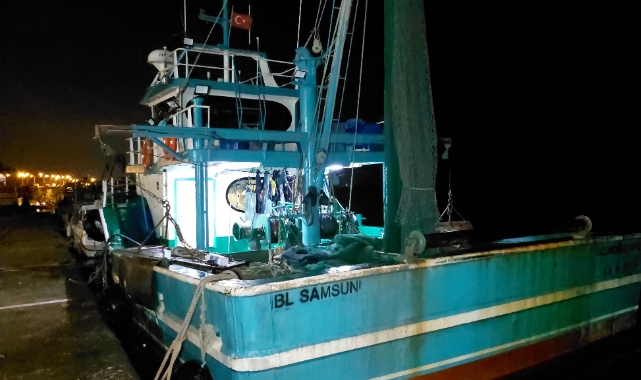 Samsun'da balıkçıların ağına ceset takıldı