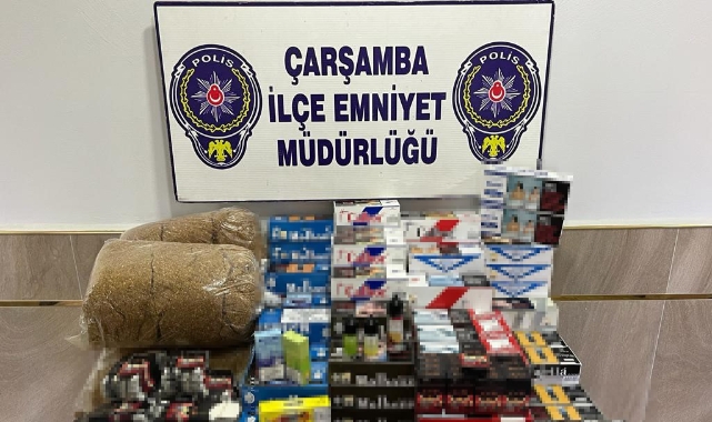 Samsun'da çok sayıda makaron ele geçirildi