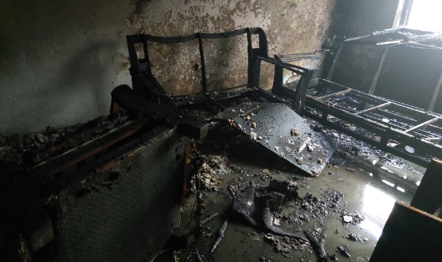 Samsun'da ev yangını: 5 kişi hastanelik oldu