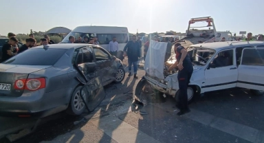 Şanlıurfa'da trafik kazası: 3 yaralı