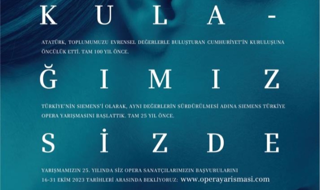 Siemens Türkiye Opera Yarışması başlıyor