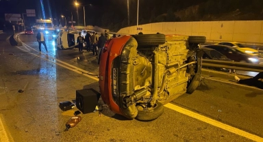 Şile Otoyolu'nda feci kaza!