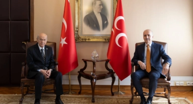 TBMM Başkanı Kurtulmuş'tan Bahçeli'ye yeni anayasa ziyareti