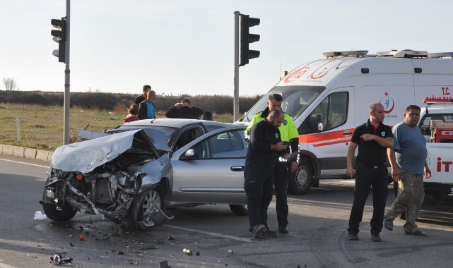 Tekirdağ'da kaza: 4 yaralı