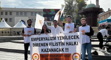 TÖBSEN'den İsrail saldırılarına protesto