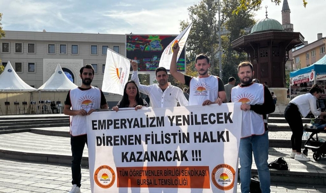TÖBSEN'den İsrail saldırılarına protesto