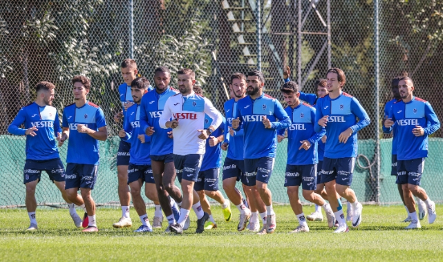 Trabzonspor, Alanyaspor maçı hazırlıklarını sürdürdü