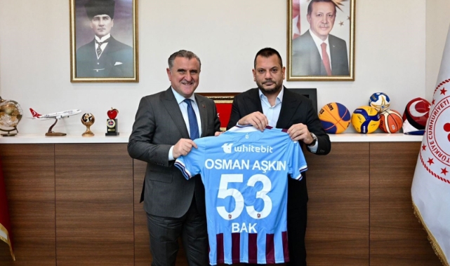 Trabzonspor Başkanı'ndan Bakan Bak’ı ziyaret