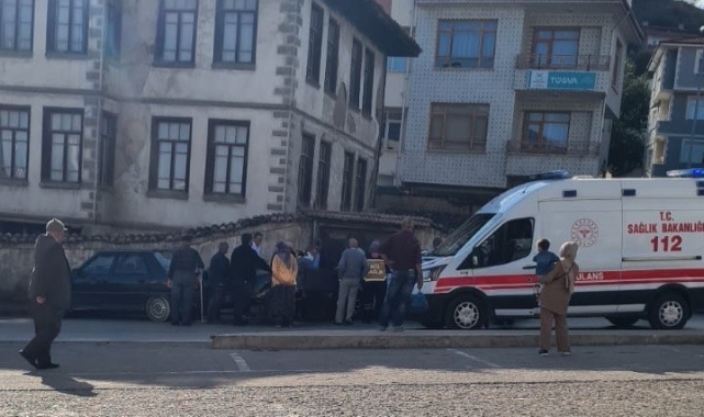 Traktörden fırlayan lastik yayaya çarptı