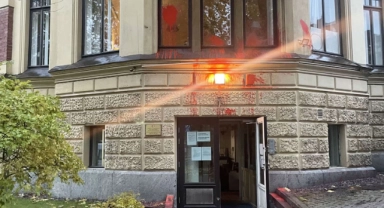 Türkiye'nin Helsinki Büyükelçiliğine saldırı