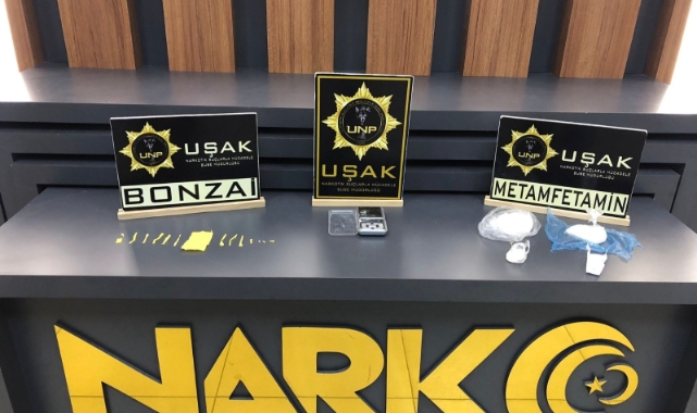 Uşak’ta uyuşturucu operasyonu