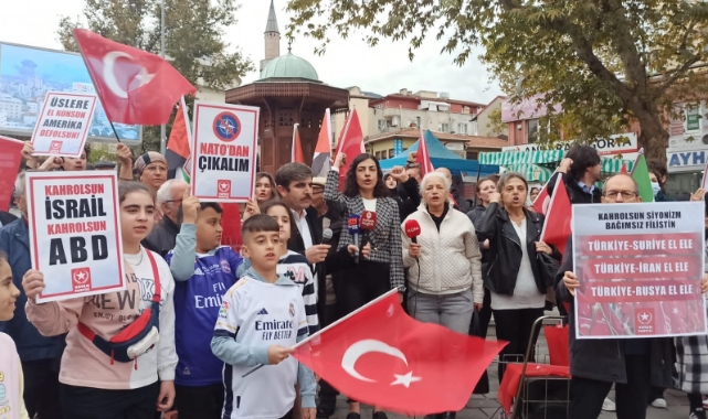 Vatan Partisi Bursa, Filistin için çağrıda bulundu!