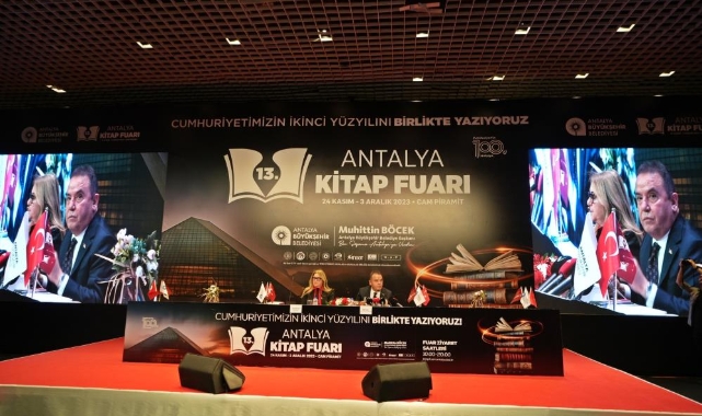 13. Antalya Kitap Fuarı 24 Kasım’da başlıyor