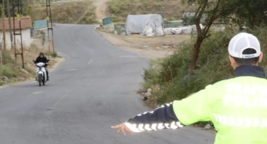 71 araç trafikten men edildi