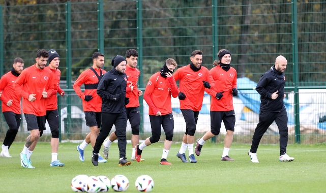 A Milli Futbol Takımı, Cardiff'teki ilk çalışmasını yaptı